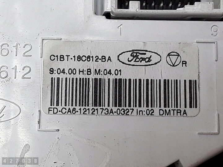 2014 Ford Fiesta Модуль управления кондиционером c1bt18c612ba, фото 5