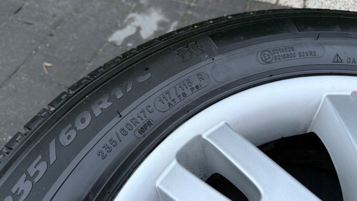 Колесо 6x130 r17 235/60 C Mercedes Sprinter 906 Crafter Borbet литой диск, фото 7