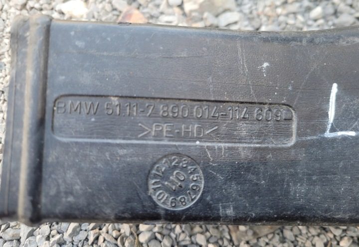 Воздуховод воздуха на тормоза правые передние BMW E39 7890014, фото 3