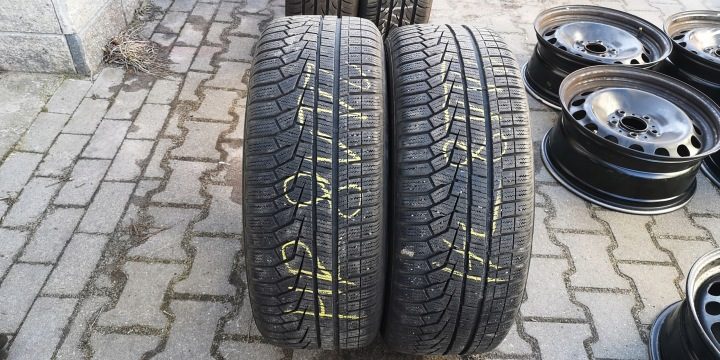 2× Шина зимняя Hankook Winter i*cept evo2 W320 225/55R17 101 В сцепление на снегу (3PMSF), усилитель (XL), фото 1