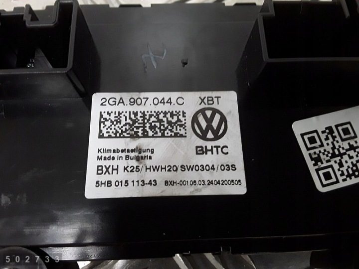2024 VW T Roc Модуль управления кондиционером 2GA907044C, фото 4