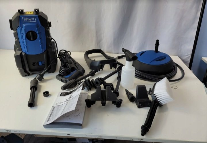 Scheppach HPC1600-KIT Мойка высокого давления 1600W 135 бар 420 L/h с akcesoriami, фото 10