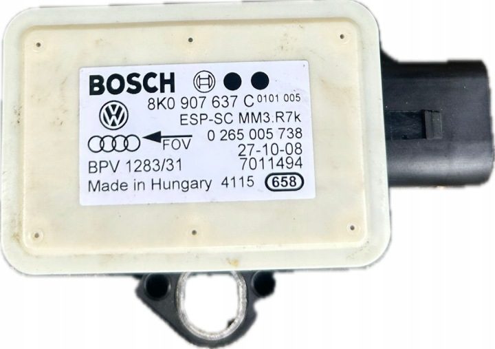 Audi A4 B8 2.0 TDI модуль датчик ESP 8K0907637C, фото 1