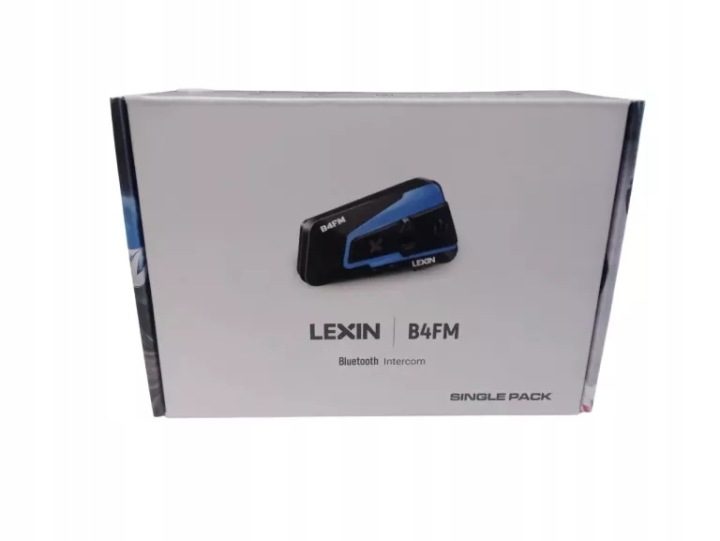 ИНТЕРКОМ МОТОЦИКЛЕТНЫЙ МАГНИТОЛА МИКРОФОН BLUETOOTH LEXIN B4FM DALEKI ZASIĘG PRO, фото 1