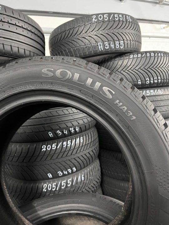 Шина всесезонная Kumho Solus HA31 205/55R16 91 H сцепление на снегу (3PMSF), фото 4