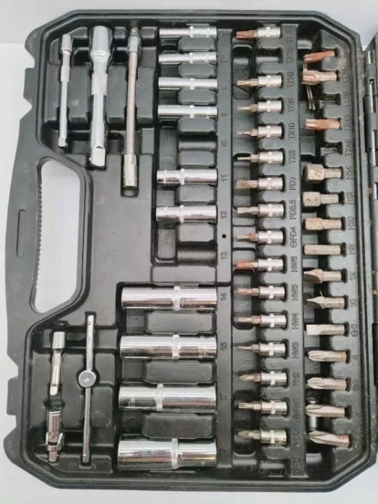 NEO TOOLS торцевые головки 94elementy 1/4 1/2 комплект инструментов кейс 10-062, фото 3