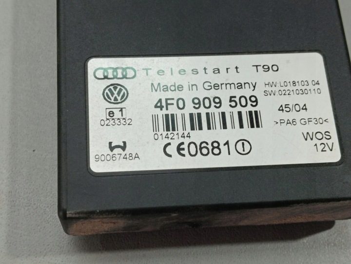 БЛОК УПРАВЛЕНИЯ WEBASTO VW AUDI SKODA SEAT 4F0909509, фото 3