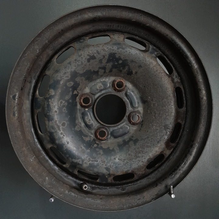 4× Штампованный диск KFZ 5.5" x 14" 4x108 ET 37,5, фото 2