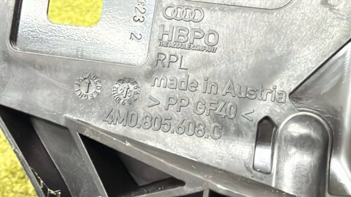 Направляющая Кронштейн Кронштейн фары Фонарь Правый Q7 II 2 4M 15- Рестайлинг ОРИГ., фото 4
