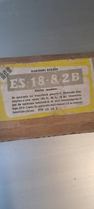 Elektrody nierdzewne ES18 -8-2B 3,2 мм opak 5 кг 170 шт., фото 1