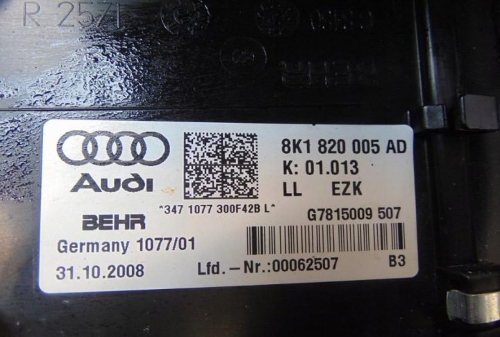 Audi OE 8K1820005AD отопитель в сборе, фото 6