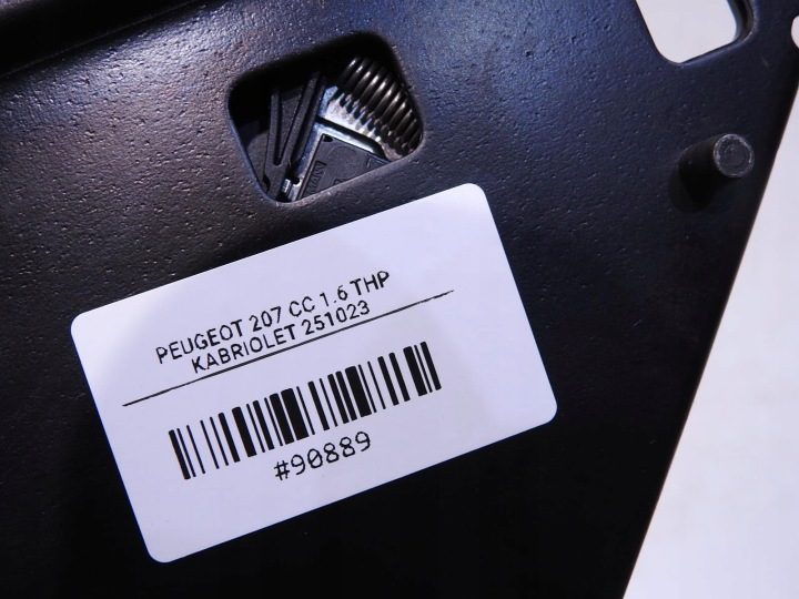 ЗАМОК КРЫШИ ЛЕВЫЙ ПЕРЕДНИЙ PEUGEOT 207 CC 98556A01 9680079380, фото 5