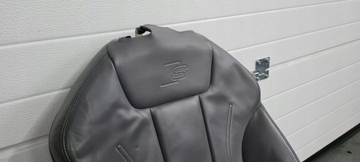 A5 8W ПОДУШКА СИДЕНЬЯ ОБШИВКА КОЖА S-LINE ZN АНТРАЦИТОВАЯ 8W0881405G A4 B9 8W, фото 2