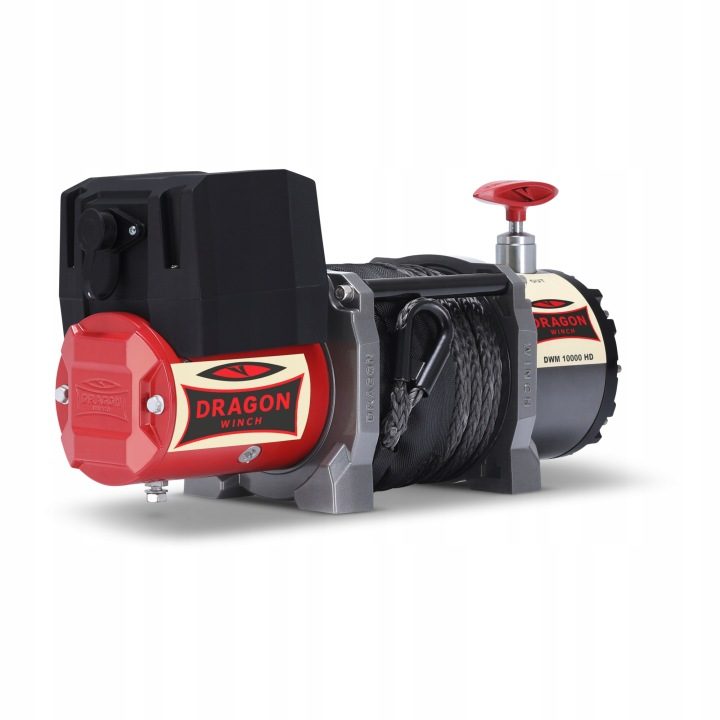 Dragon Winch Лебедка электрическая 10000 lbs / 4536 кг с liną syntetyczną, фото 3