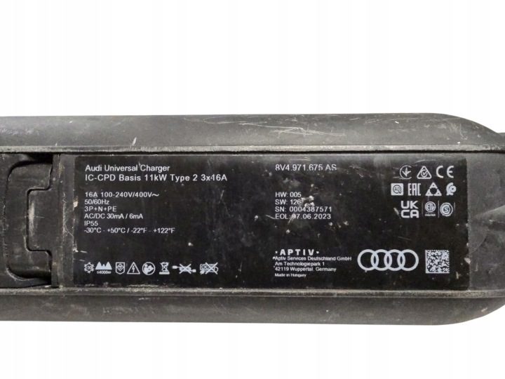 AUDI ТРУБКА ДЛЯ ЗАРЯДКИ Зарядное устройство e-Tron 11 кВт Type 2 8V4971675AS OEM, фото 14