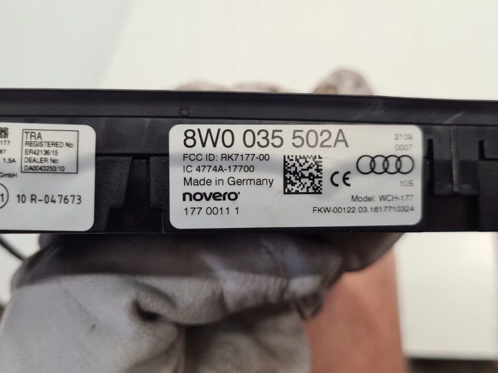 AUDI A4 B9 БЕСПРОВОДНАЯ ЗАРЯДКА ТЕЛЕФОНА 8W0035502A, фото 3