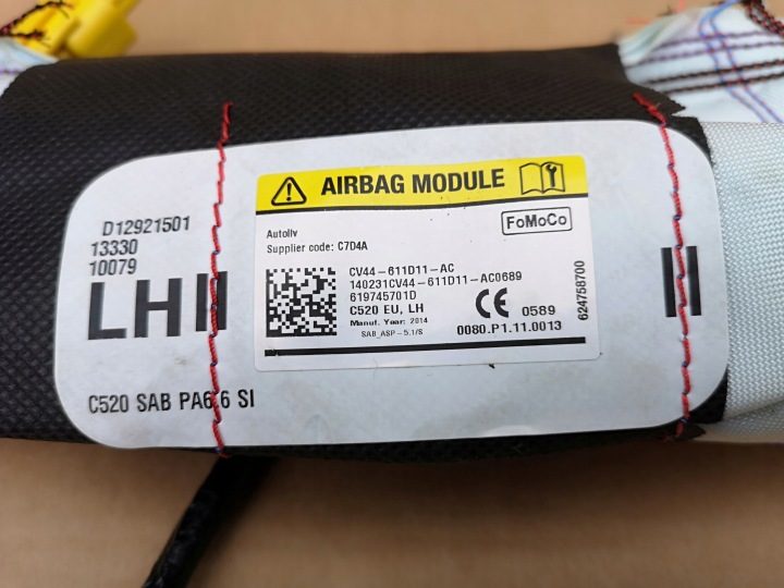 FORD KUGA MK2 РЕСТАЙЛИНГ 13-18 AIRBAG ПОДУШКА В СИДЕНЬЕ ЛЕВОЕ CV44-611D11-AC, фото 2