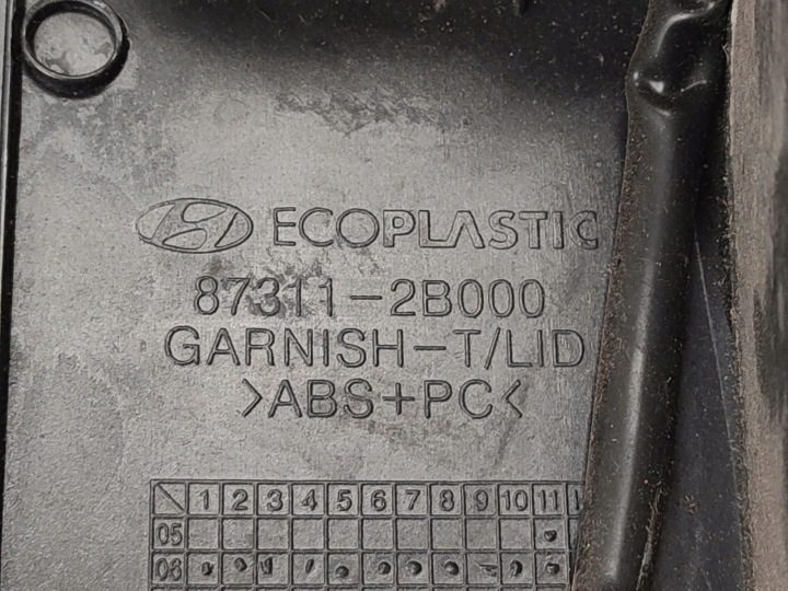 Подсветки заднего номерного знака Hyundai Santa Fe II 2 2006–, фото 8