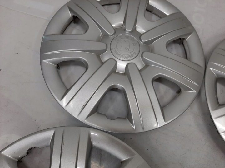 4× Колпак Skoda OE Оригинальный 14" серебристый, фото 13