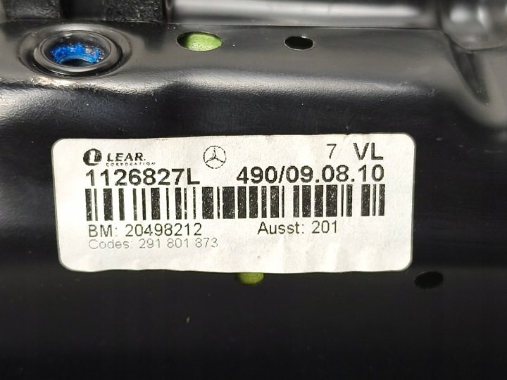 Подушка сиденья Левая Передняя Кожа Черная Mercedes GLK X204 2008–2015, фото 10