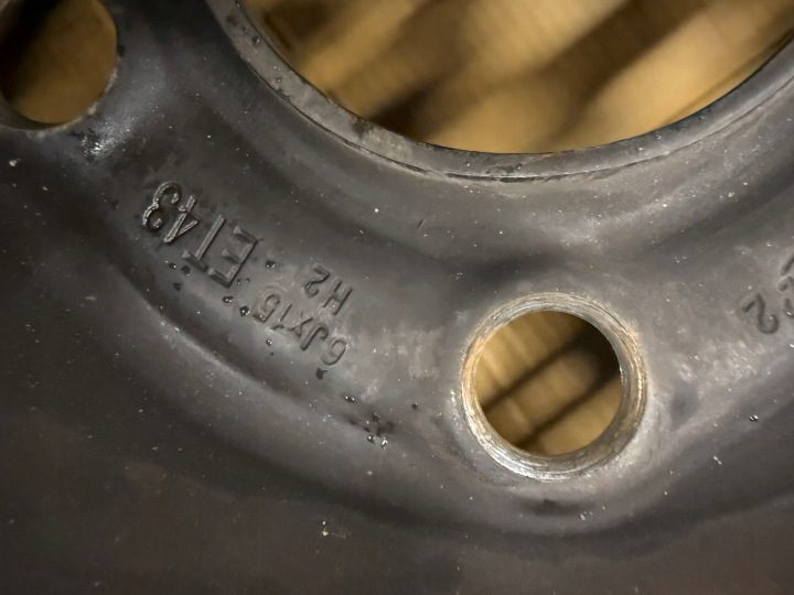 Штампованный диск Opel OE 6.0" x 15" 5x110, фото 2