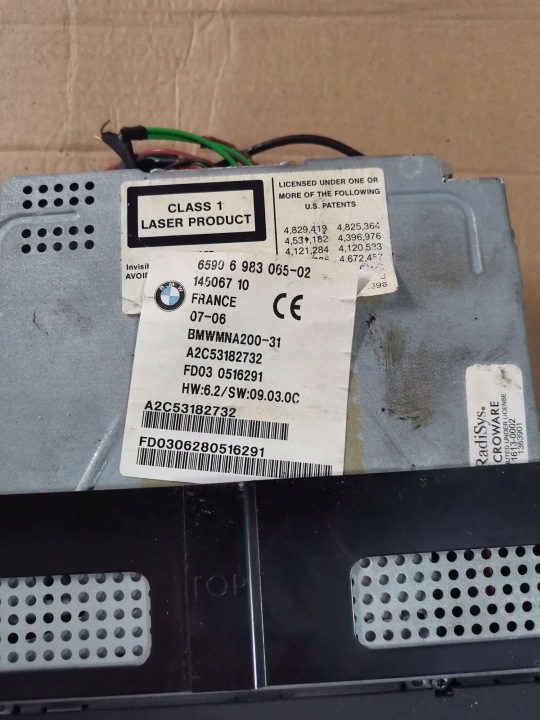 Автомагнитола BMW OE 65 1-DIN, фото 2
