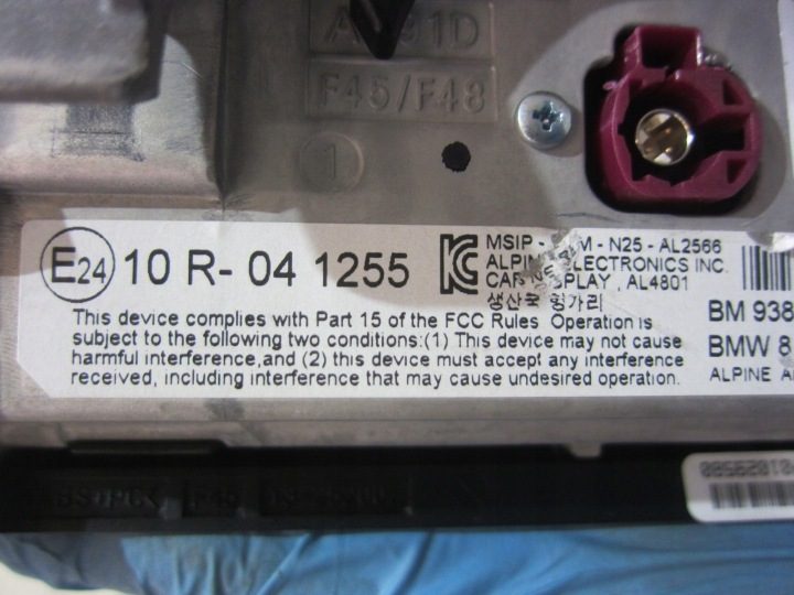 BMW X1 F48 ДИСПЛЕЙ МОНИТОР НАВИГАЦИИ 9387451 65509387451 8,8", фото 7