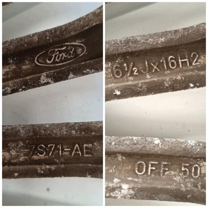 4× Литой диск Ford OE 6.5" x 16" 5x108 ET 50, фото 8