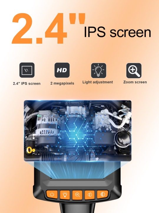 HOvicative Инспекционная камера Эндоскоп 24 IPS Для Kanalizacji IP67 5m, фото 2