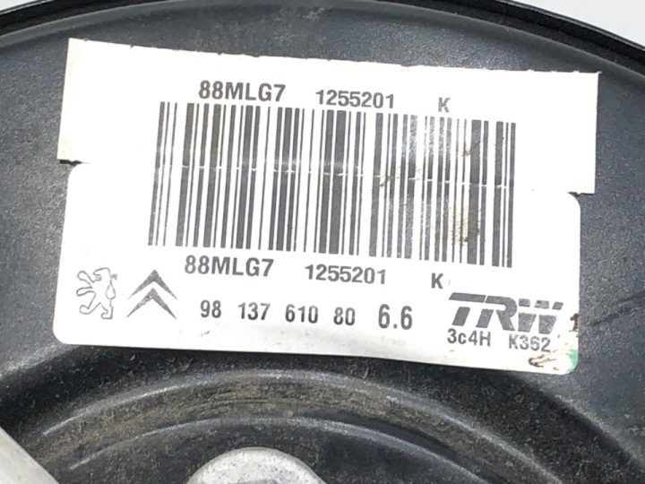 ВАКУУМНЫЙ УСИЛИТЕЛЬ ТОРМОЗОВ OPEL CROSSLAND 9813761080 НАСОС Хэтчбек 1.2 110 л.с., фото 4