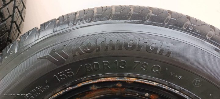 Колеса диск + шина 155/80/13 Kormoran 4x98 ET35, фото 6