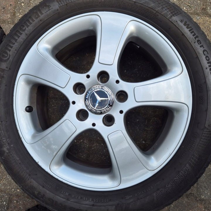 ЗИМА КОЛЕСА 16'' MERCEDES A B C W169 A169 W176 W245 W246 W204 CLA 195/55 R16, фото 2