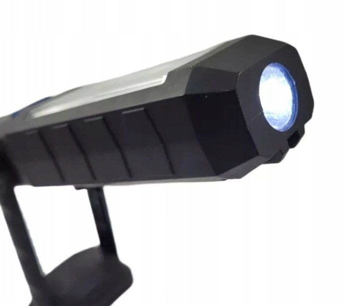 GEKO Лампа переносная 3W+3W LED COB 1200 мАч с кронштейном и magnesem G15113, фото 7