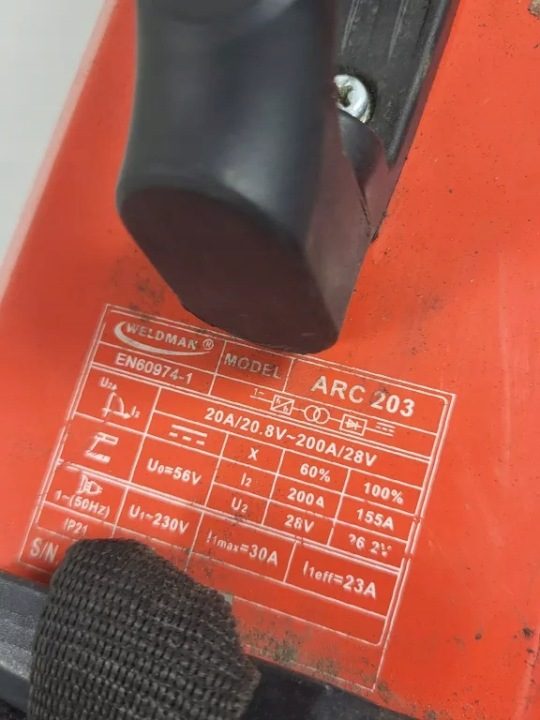 Сварочный инвертор Weldman ARC 203 IGBT MMA 200A HOT СТАРТ ARC FORCE 230V, фото 3