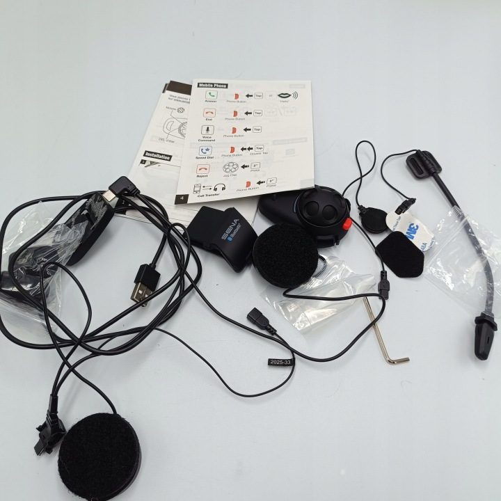 Интерком мотоциклетный Sena SMH5-10 Bluetooth для 400M комплект mikrofonów, фото 2
