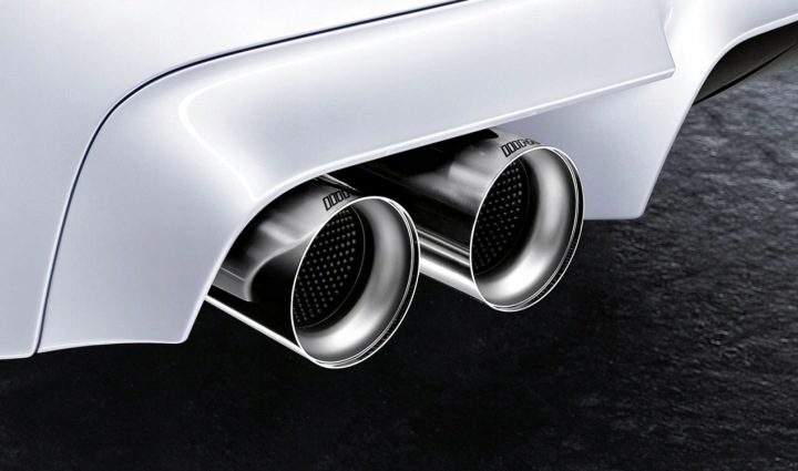 BMW M5 F10 Насадки глушителя Akrapovic Tytan Performance, фото 1