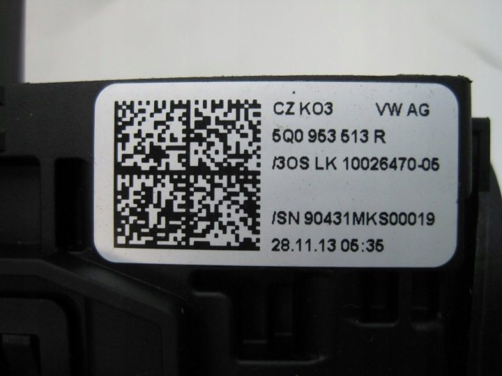 Подрулевой переключатель подрулевого переключателя VW Volkswagen Skoda Seat Leon III 5Q0953507AC, фото 11