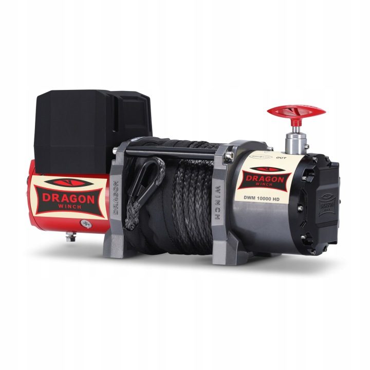 Dragon Winch Лебедка электрическая 10000 lbs / 4536 кг с liną syntetyczną, фото 4