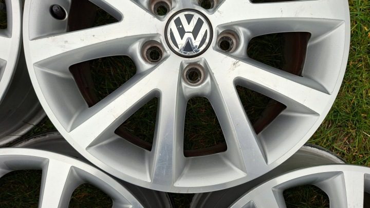 4× Литой диск Volkswagen OE 6.5" x 16" 5x112 ET 50, фото 9