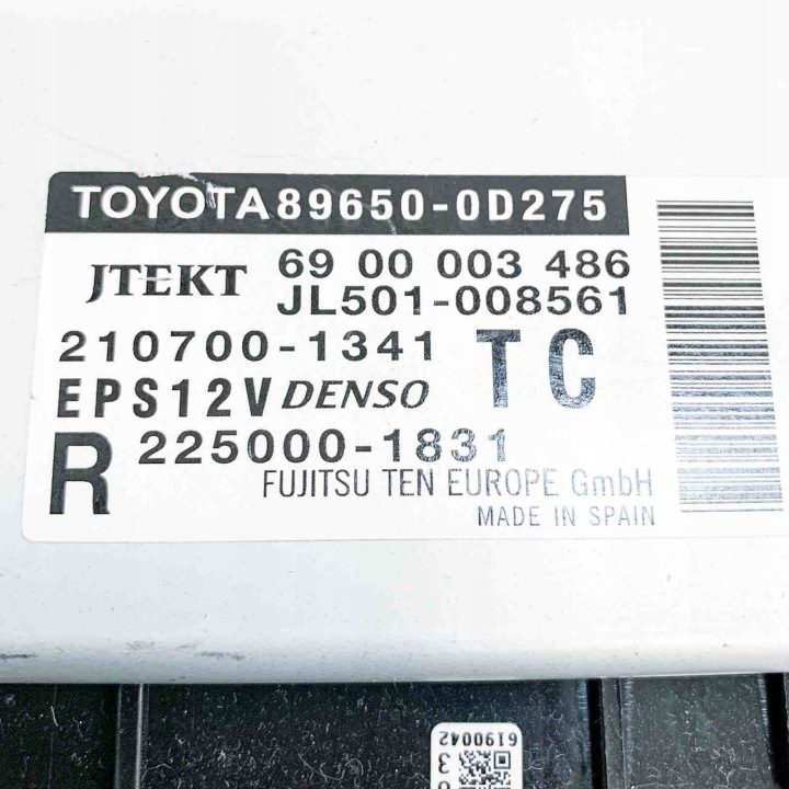 Блок управления гидроусилителя руля Toyota Yaris (_P13_) 2250001831, фото 6