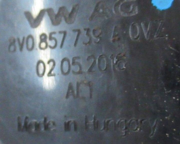 VW GOLF VII 7 12-20 ЗАМОК РЕМНЯ ЗАДНИЙ УНИВЕРСАЛ 8V0857739A, фото 3