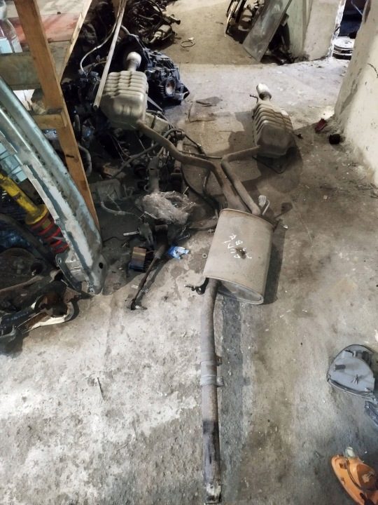 В сборе глушитель Audi A4 B7, фото 1
