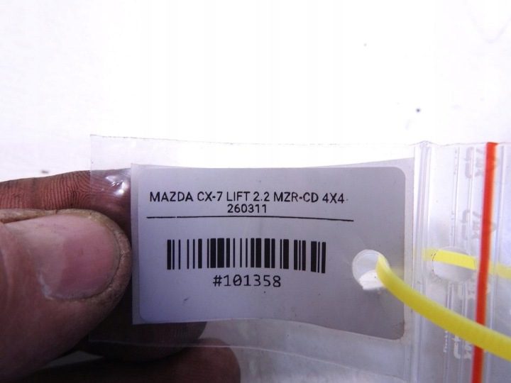 ТРУБКА ВАКУУМНЫЙ УСИЛИТЕЛЬ MAZDA CX-7 2.2 MZR-CD, фото 4