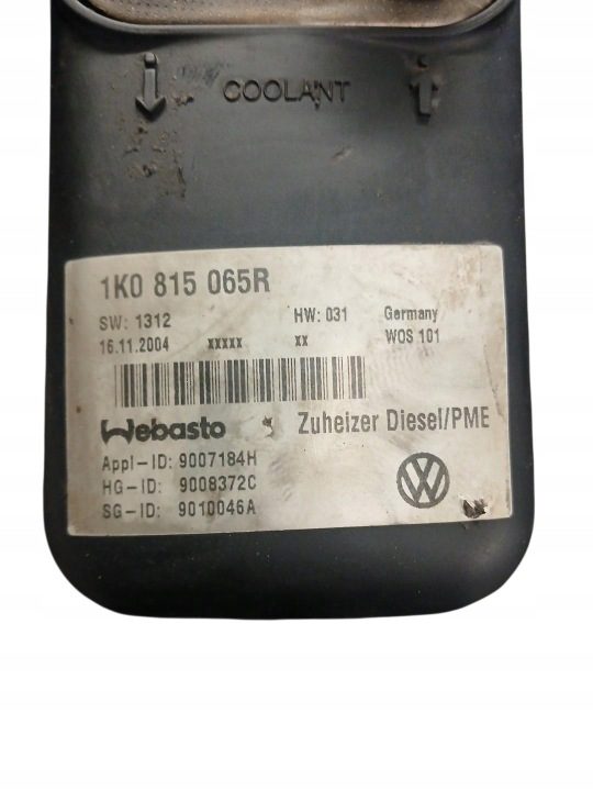 WEBASTO ПОДОГРЕВАТЕЛЬ VW TOURAN I 1K0815065R TOURAN I, фото 4