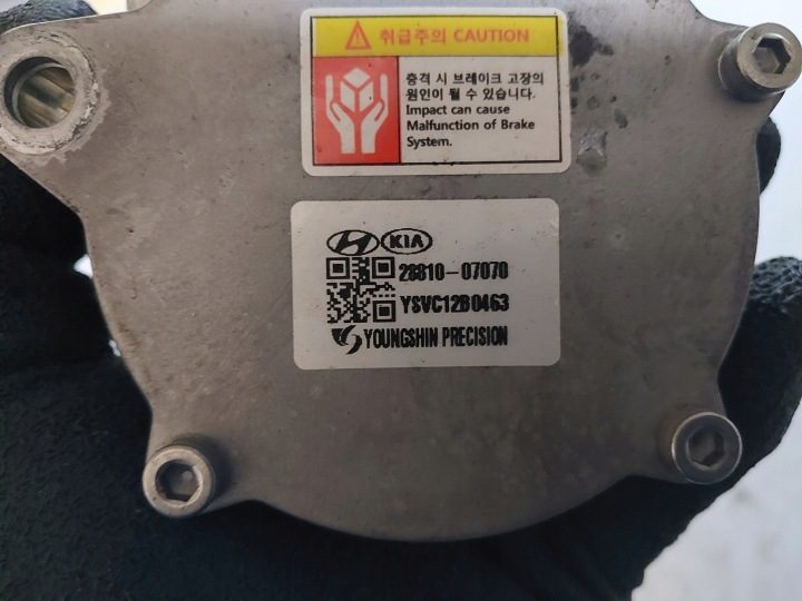 НАСОС ВАКУУМНЫЙ 28810-07070 G3LE HYUNDAI KIA 1.0 T-GDI, фото 3