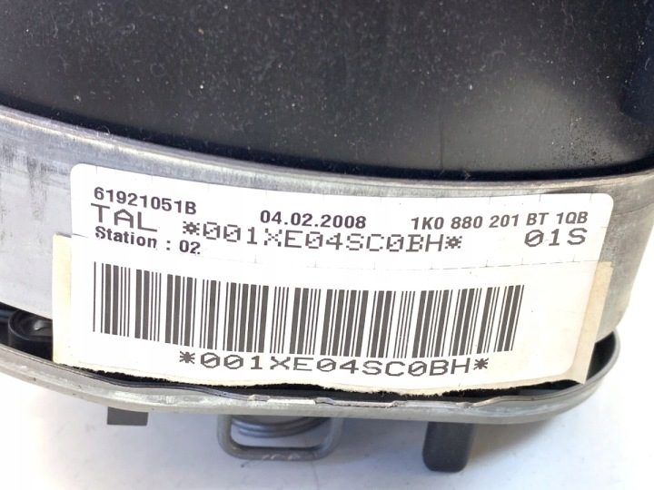 ПОДУШКА БЕЗОПАСНОСТИ ВОДИТЕЛЯ VW GOLF PLUS V 1K0880201BT 04-13 AIRBAG, фото 4