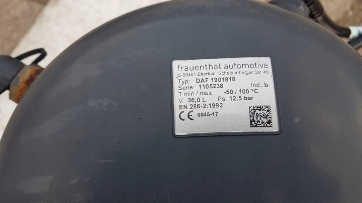 БАК РЕСИВЕР 36L. 1901818 DAF XF 106 , CF EURO 6, фото 2