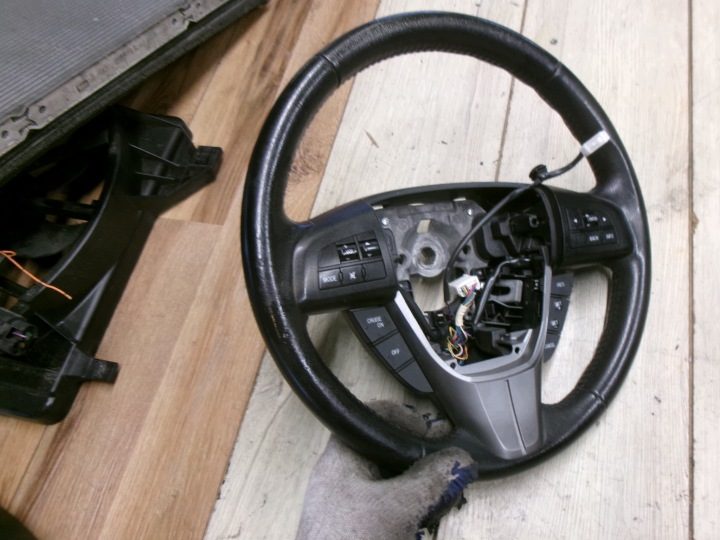 MAZDA 3 BL РУЛЬ КОЖАНЫЙ КОЖА, фото 1