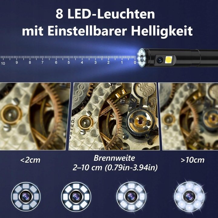 Камера эндоскопическая с światłem Ennovor 1920 HD Dual-Head Endoscope, фото 2