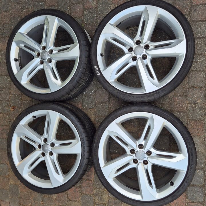 Лето колеса 21'' оригинал Audi A6 C7 C6 S6 RS6 A8 Q3 265/30 R21, фото 1